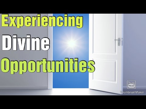Experiencing Divine  Opportunities | 1 Corinthians 16:9, Joel 2: 25 & Psalms 92.