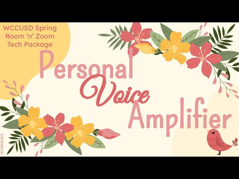 Spring Room 'n' Zoom Tech Package: Personal Voice Amplifier
