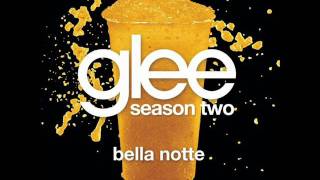 glee bella notte ( w\ lyrics )