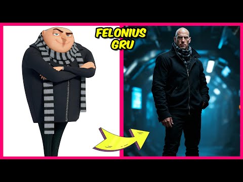 🎬How Despicable Me Characters Look In Real Life + Their Favorite things! 🤵🏾🧣⬛| Felonius Gru