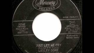Northern Soul - Lesley Gore - Just Let Me Cry