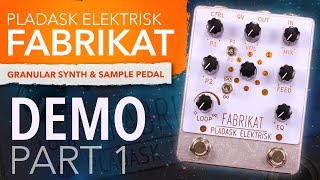 Video thumbnail for Pladask Elektrisk Fabrikat Deep Dive Demo | PART 1 by Aaron Rusch