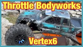 Throttle Paint and Artwork on a Vertex 6?