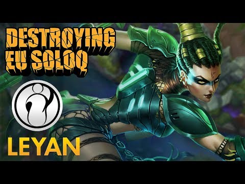 Destroying EU SoloQ: Invictus Gaming Leyan - Nidalee Jungle - KDA 17/4/7