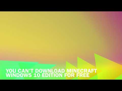 How to get Minecraft windows 10 edition 100% free
