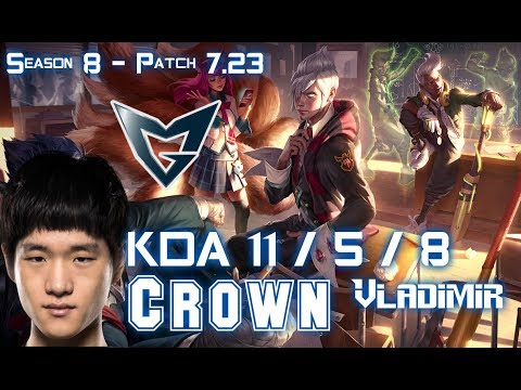 SSG Crown VLADIMIR vs ZOE Mid - Patch 7.23 KR Ranked