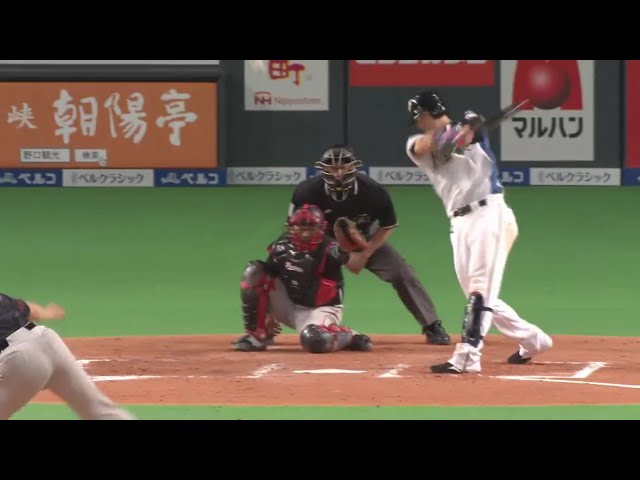 【7回裏】ファイターズ・大田 直球をうまくはじき返すダメ押しタイムリー!! 2017/9/14 F-M