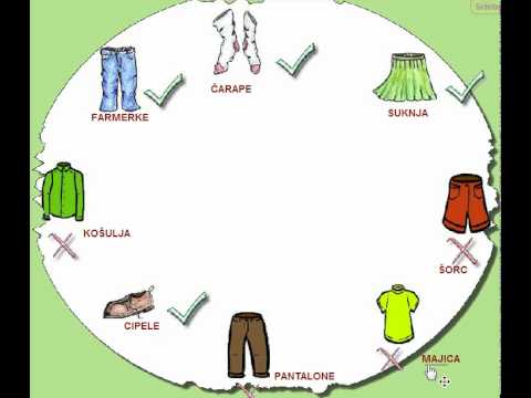 Learn Serbian - Singular vs. Plural & Clothes