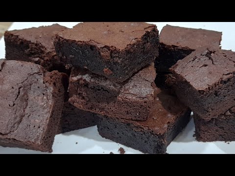 Super Soft Chocolate Fudge Brownies  ❤ by Nuzhat's 😍