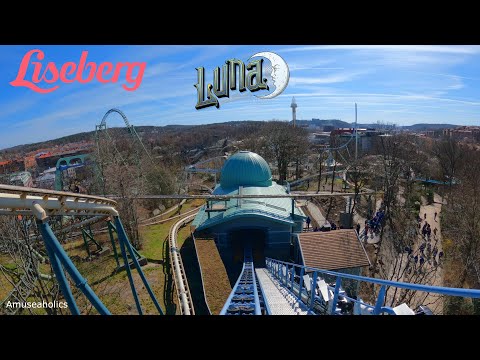 Luna 4K Front Row On-Ride Pov | New Ride - Boomerang Coaster at Liseberg | Amuseaholics