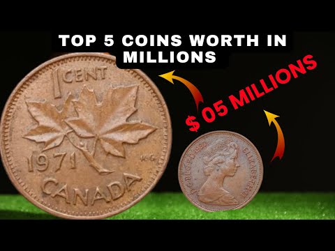 Rare 5 Most Valuable Toonies in Circulation - Rare Canadian Coins in Your Pocket Change !!