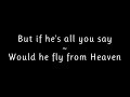 Fly From Heaven- Lyrics