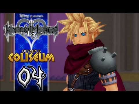 Kingdom Hearts 1.5 HD ReMIX (English) Walkthrough - KH Final Mix Proud Mode Part 4: Olympus Coliseum | Cloud & Cerberus Boss Battle - PS3 Gameplay KHFM