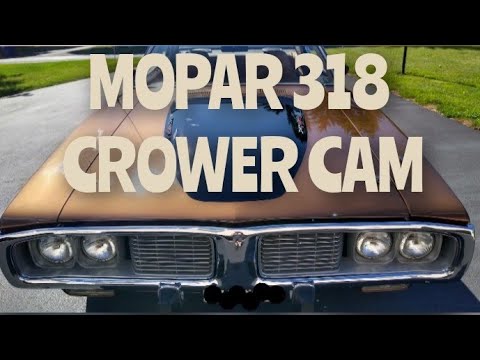 Mopar 318 w Crower 224°-224° Cam #Mopar#V8#Dodge#cam#camshaft#engine#edelbrock#compcam