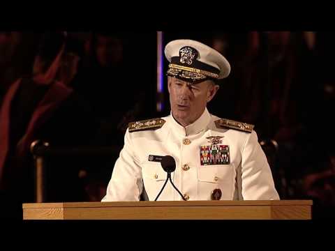 Navy Seal commander gives some of the best advice to Grads at commencement