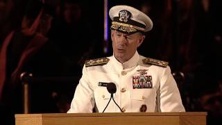 Navy Seal commander gives some of the best advice to Grads at commencement
