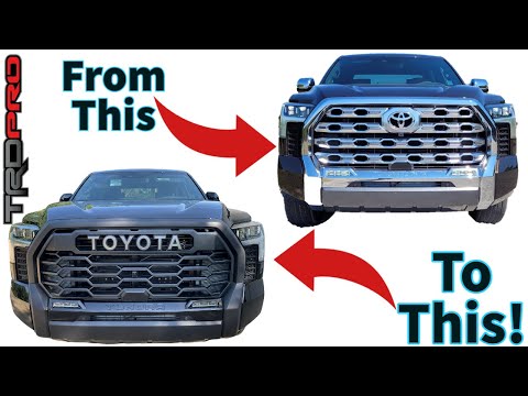 2022/2023+ (3RD Gen) Toyota Tundra / Sequoia TRD Pro / Heritage Grille Swap (w/ Bracket)
