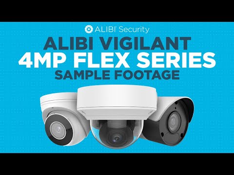 Alibi Vigilant IP Cameras | 4MP Flex Series Camera in Action | Alibi Security