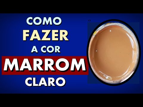 Making Light Brown Color - Color Mixing for Painting