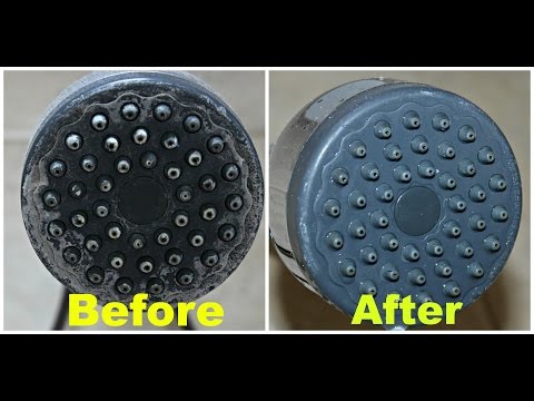 Easy Way to Clean & Disinfect your Shower Head