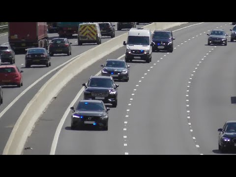HUGE UNMARKED CONVOY RESPONDING