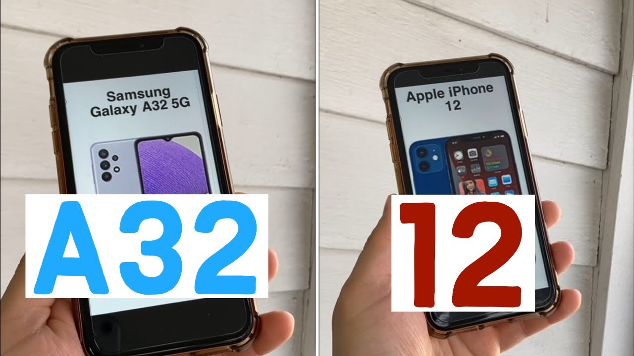 Samsung Galaxy A32 5G vs iPhone 12 (2021 comparison)