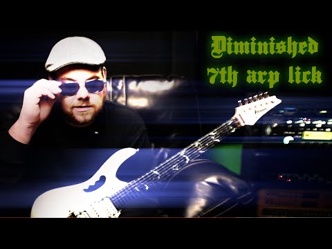 Diminished arpeggio sequence