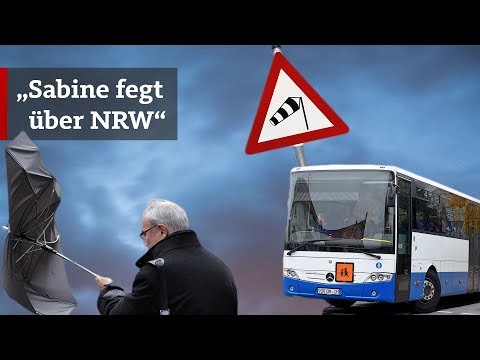 Sturm "Sabine" sorgt für Schulfrei - Update zum Orkantief  | WDR aktuell