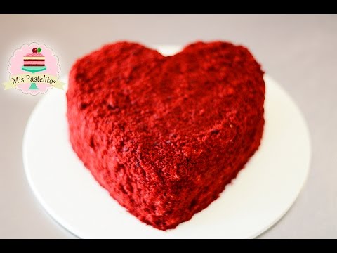 Receta San Valentín: Torta Red Velvet Con Forma De Corazón