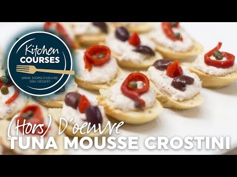 Tuna Mousse Crostini Kitchen Courses 42