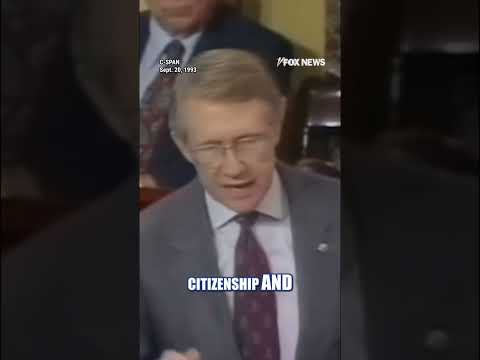 Internet ERUPTS over old clip showing Dem echoing Trump on birthright citizenship #foxnews #news