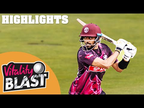Worcestershire v Somerset | 400+ Runs Score In Thrilling Game! | Vitality Blast 2020 Highlights