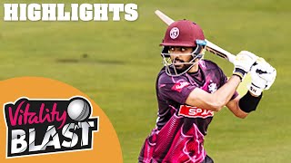 Worcestershire v Somerset | 400+ Runs Score In Thrilling Game! | Vitality Blast 2020 Highlights