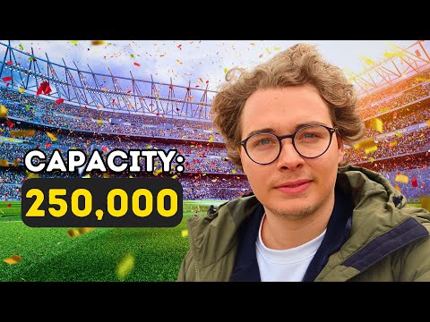 I Visited The World's BIGGEST Football Stadium