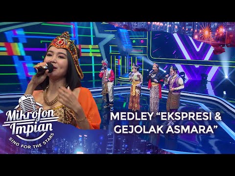 MEDLEY  Iis, Vega, Danang, Charly & Wika Salim [EKSPRESI & GEJOLAK ASMARA] | Mikrofon Impian GTV