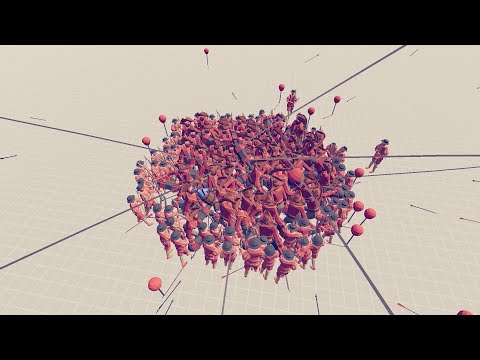 60x Harpooners + 70x Balloon Archer vs All Units PART 2 - TABS