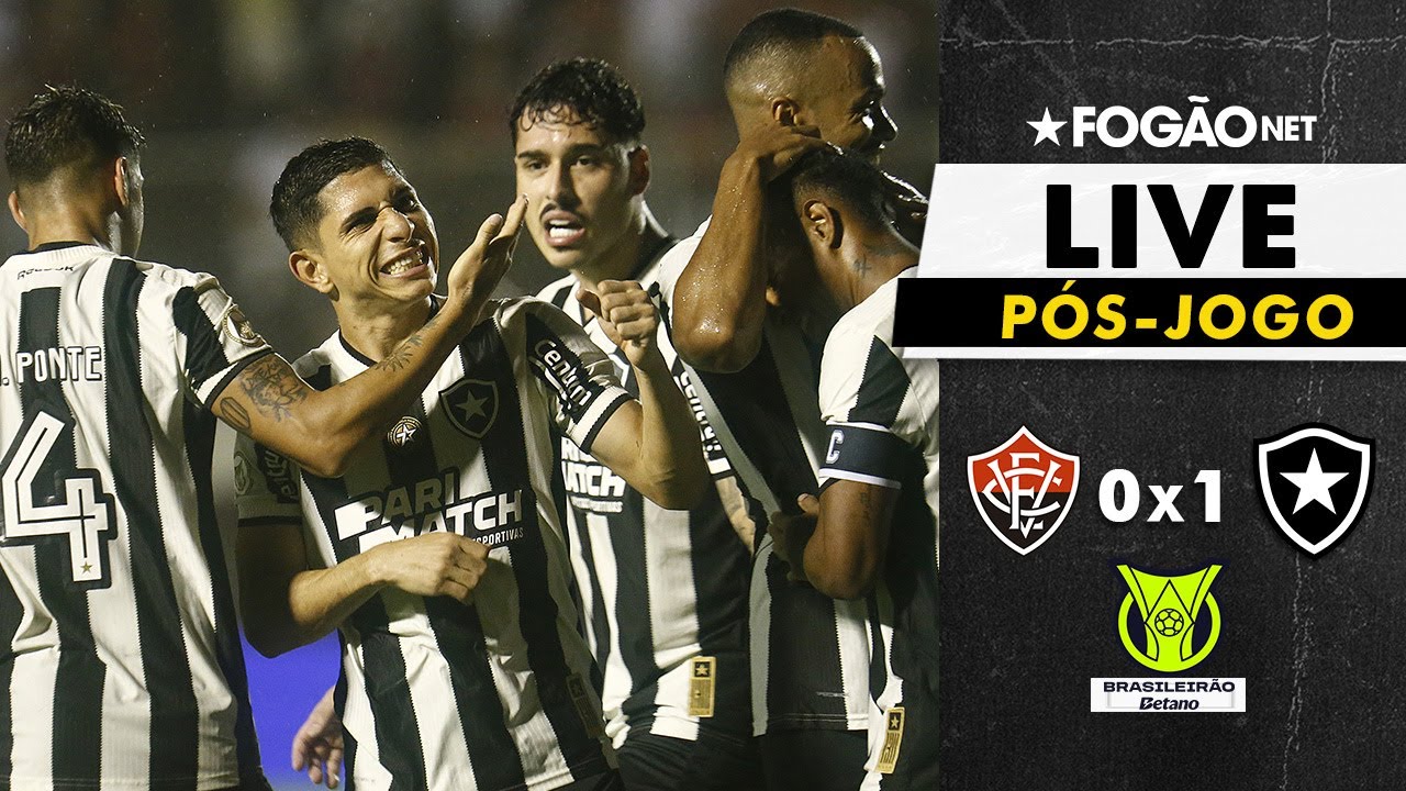 LIVE | Pós-jogo e repercussão do triunfo do Botafogo sobre o Vitória no Barradão no Brasileirão 2024