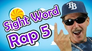Sight Word Rap 5 | Sight Words | High Frequency Words | Jump Out Words | Jack Hartmann