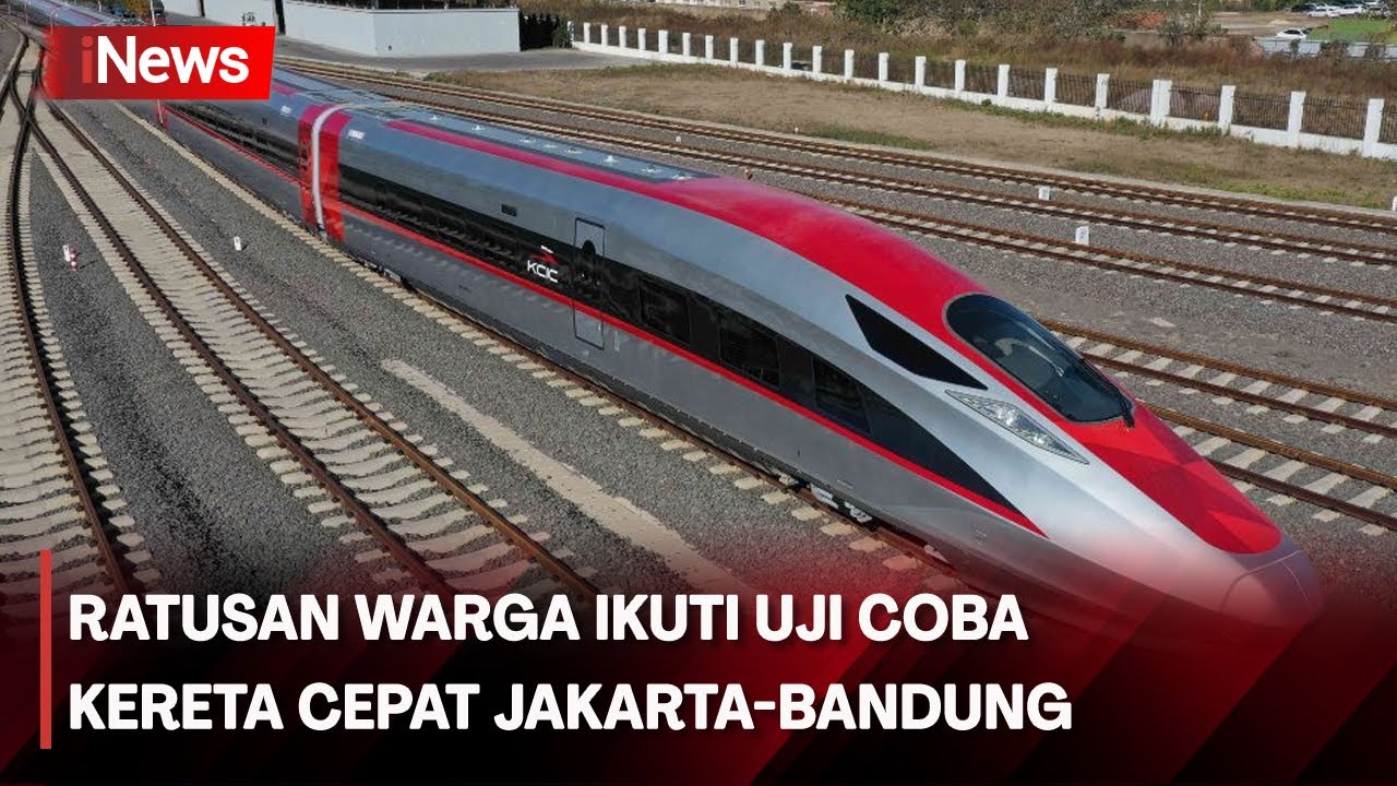 Uji Coba Kereta Cepat Jakarta-Bandung