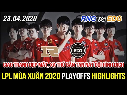 [LPL 2020] RNG vs EDG Game 2 Highlights | Giao tranh hoàn toàn vượt trội, Hope được bắn cháy máy