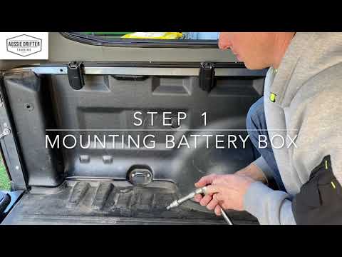 Vw Amarok tub mounted Redarc dual battery kit- Full installation