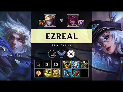 Ezreal ADC vs Xayah - KR Diamond Patch 25.S1.2
