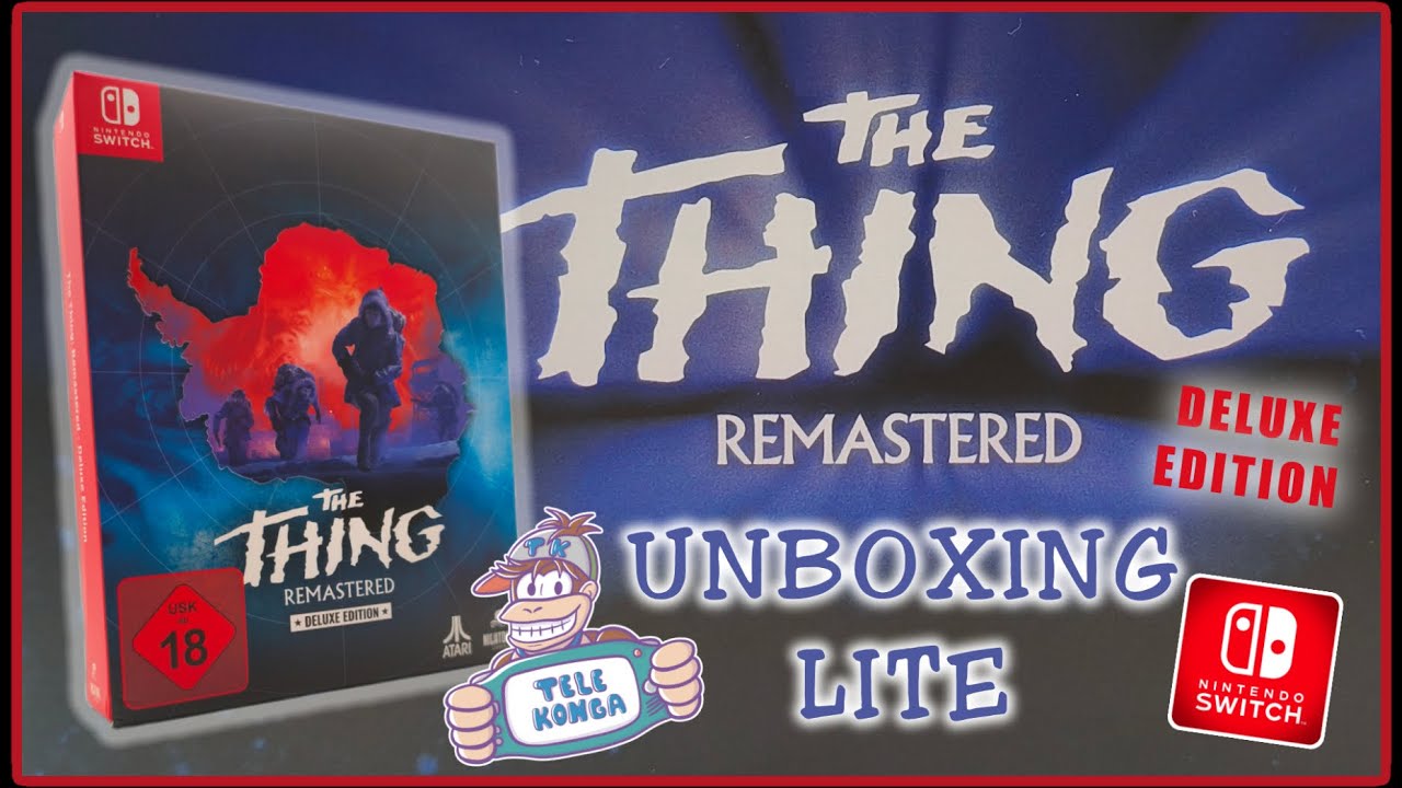 The Thing Remastered Switch Deluxe Edition Unboxing Lite