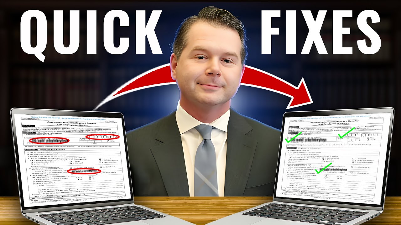 What do I do if I made a mistake on my unemployment benefits application?