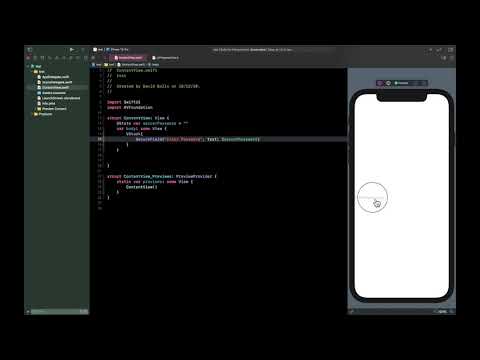 How to use a secure password text field in SwiftUI2.0