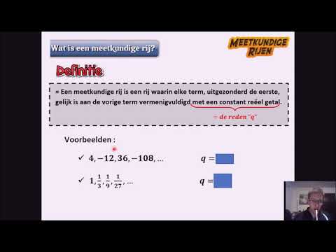 Rijen: 7. Wat is een meetkundige rij?