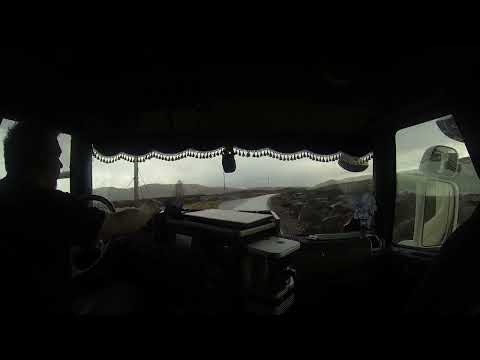 Byrknesøy to Sløvåg ferry terminal with Salmon for Gardermoen (in cab view).