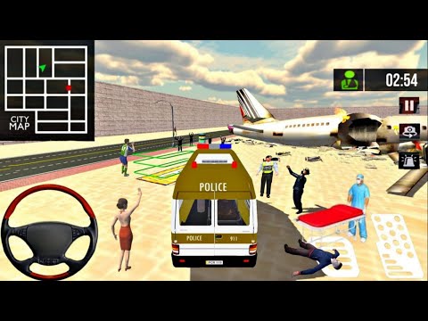 Police Ambulance Van Driving - 911 Emergency Rescue Game E4 - Android Gameplay