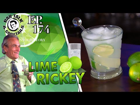 THE BEST SUMMER THIRST- QUENCHER EVER! - How to make the THE LIME RICKEY | Bar Talk & Cocktails