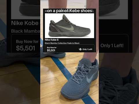 $4,000 Kobe Shoes vs $200 Basketball Shoes